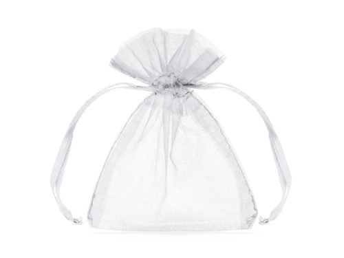 Organza tasakok, fehér, 11*13 cm - 3db