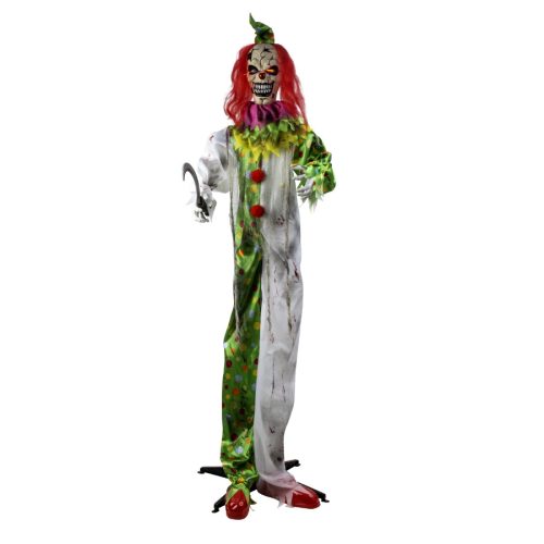 Halloween - Bohóc - mozgással, hanggal és fénylő szemekkel  170 cm