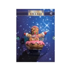 Karácsonyi életképek - Szánkózó mézeskalács figura