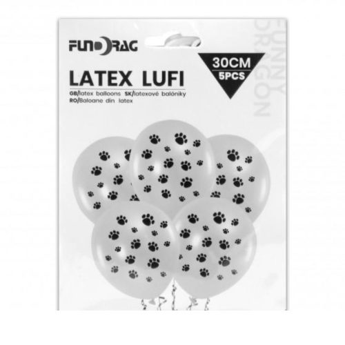 Mancs mintás lufi csomag - 5db