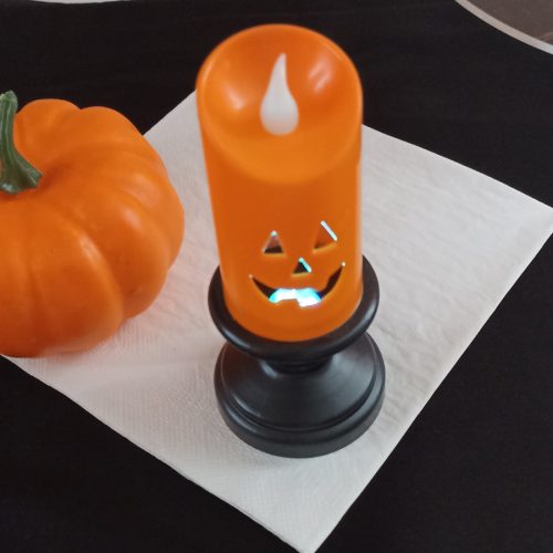 Halloweeni gyertya alakú LED-es világítás