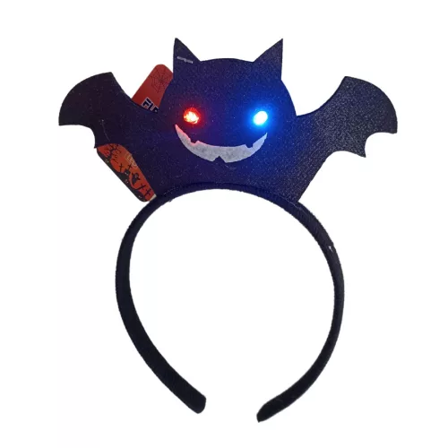 Világító szímű denevér hajpánt