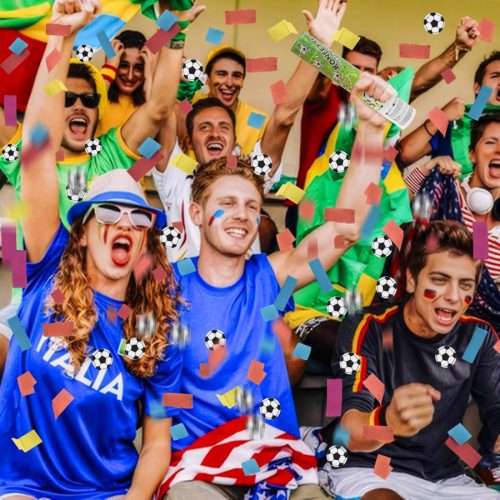 Focis konfetti ágyú - 40 cm