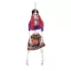 Függő Halloween dekoráció csontváz fortune teller (40 cm)