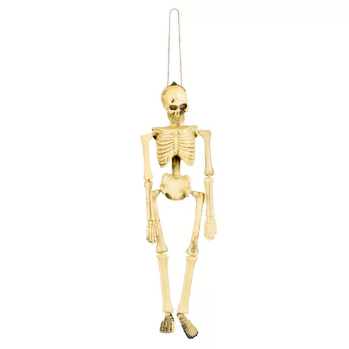 Függő Halloween dekoráció ijesztő csontváz (40 cm)