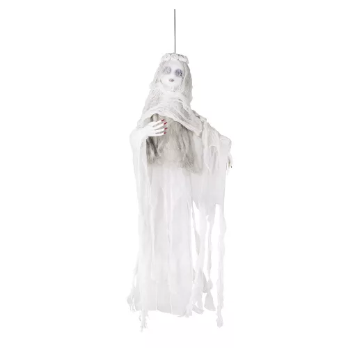 Függő Halloween dekoráció fátylas szellem (100 cm)