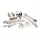 Szett – Koponyák és csontok 12 pieces (23 cm)