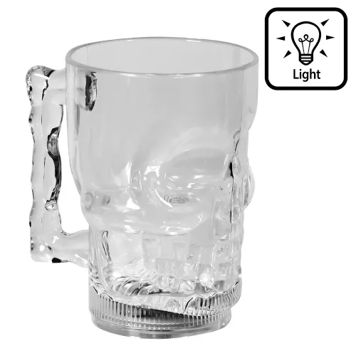 LED pohár Koponya (40 cl)