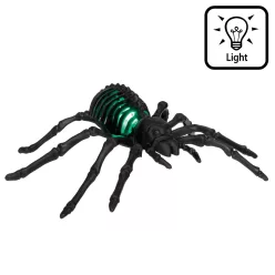 LED pók skeleton fekete (15 x 22 x 6 cm)