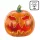 LED Halloween dekoráció kísérteties tök (Ø 16 cm)