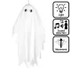 Függő Halloween dekoráció remegő szellem (48 cm)