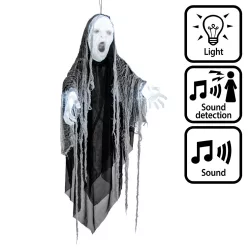 Függő Halloween dekoráció Lightning wizard (110 cm)