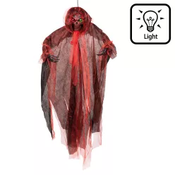 Függő Halloween dekoráció démoni kaszás (180 cm)