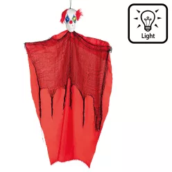 Függő Halloween dekoráció őrült bohóc (160 cm)