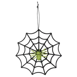 Csillámos pókháló pókkal (30 cm)