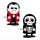 2 db-os szett Wind-up figures Halloween (6 cm)