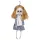 Függő Halloween dekoráció csontváz baba (44 cm)