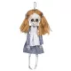 Függő Halloween dekoráció csontváz baba (44 cm)