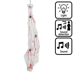 Függő Halloween dekoráció Pók cocoon (165 cm)