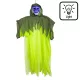 Függő Halloween dekoráció zöld csontváz (120 cm)