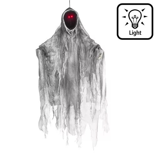 Függő Halloween dekoráció arctalan szellem (36 cm)