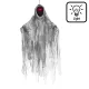 Függő Halloween dekoráció arctalan szellem (36 cm)