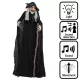 Álló Halloween dekoráció boszorkány Endora (170 cm)