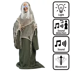 Álló Halloween dekoráció boszorkány Andromeda (153 cm)