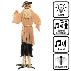 Álló halloweeni dekoráció - gonosz tökfigura (190 cm)