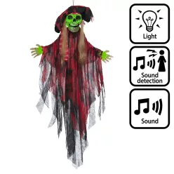 Függő Halloween dekoráció Miss szellem kalóz (160 cm)