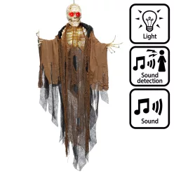 Függő Halloween dekoráció rémisztő múmia (160 cm)
