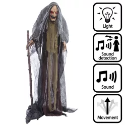 Álló Halloween dekoráció boszorkány Orenda (160 cm)