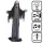 Álló halloweeni dekoráció - magasságát változtató kaszás ( 180cm- 215 cm)