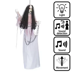 Függő Halloween dekoráció Screaming Elvira (120 cm)