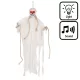 Függő Halloween dekoráció csontváz szellem (55 cm)