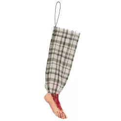 Függő Halloween dekoráció Véres műláb (58 cm)