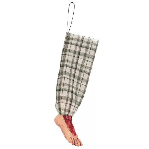 Függő Halloween dekoráció Véres műláb (58 cm)
