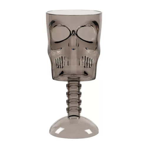 Műanyag kehely Smoke koponya (36 cl, 18 cm)