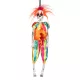 Függő Halloween dekoráció bohóc csontváz (40 cm)