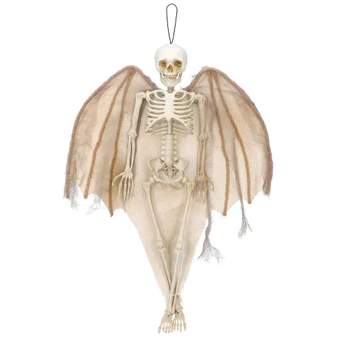 Függő Halloween dekoráció angyal csontváz (40 cm)
