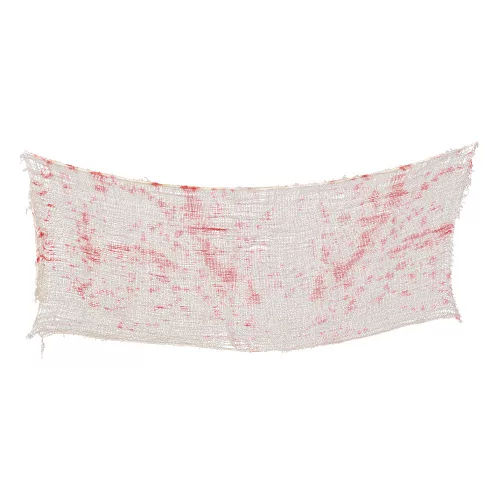 Véres Halloween dekorációs textil (1.83 x 76 cm)