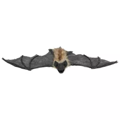 Függő Halloween dekoráció szőrös denevér (40 x 14 cm)