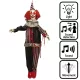 Függő Halloween dekoráció Mad Giggles bohóc (175 cm)