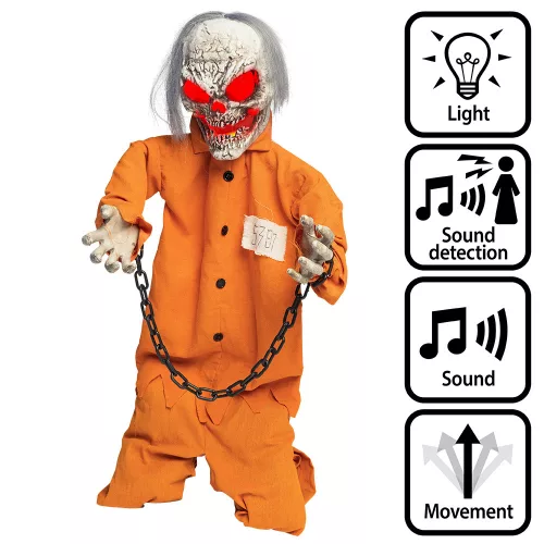 Álló Halloween dekoráció halott rab (100 cm)