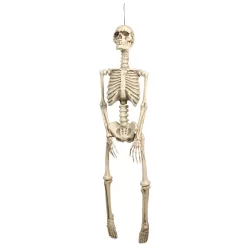 Függő Halloween dekoráció csontváz (92 cm)
