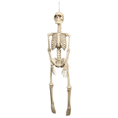 Függő Halloween dekoráció csontváz (92 cm)