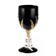 Műanyag kehely Koponya claw fekete (25 cl, 17.5 cm)