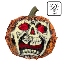 LED Halloween dekoráció világító rémtök (Ø 21 cm)