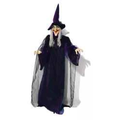 Halloween dekoráció animált figura - Boszorkány -  175cm