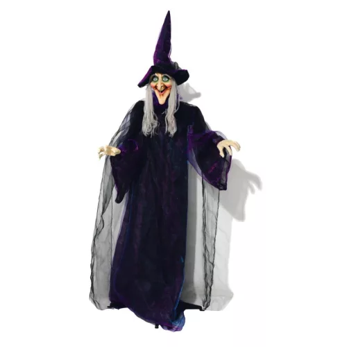 Halloween dekoráció animált figura - Boszorkány -  175cm